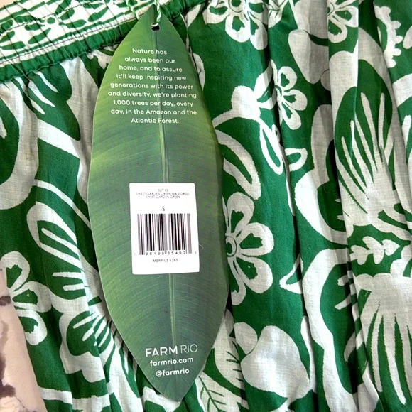 chinese dress ladies Farm Rio Belle Garden Lenzing Ecovero Viscose Maxi Dress main image 0